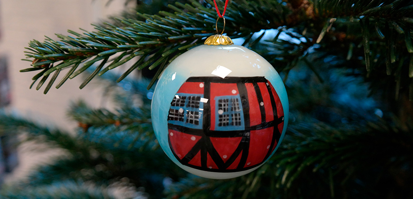 Nyborg Fyn Danmark Julekugle 2012