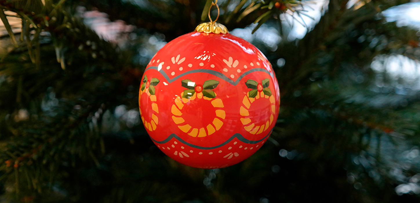 Nyborg Fyn Danmark Julekugle 2014