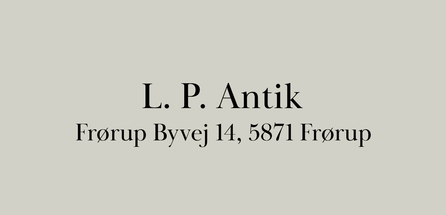 Nyborg Fyn Danmark L. P. Antik