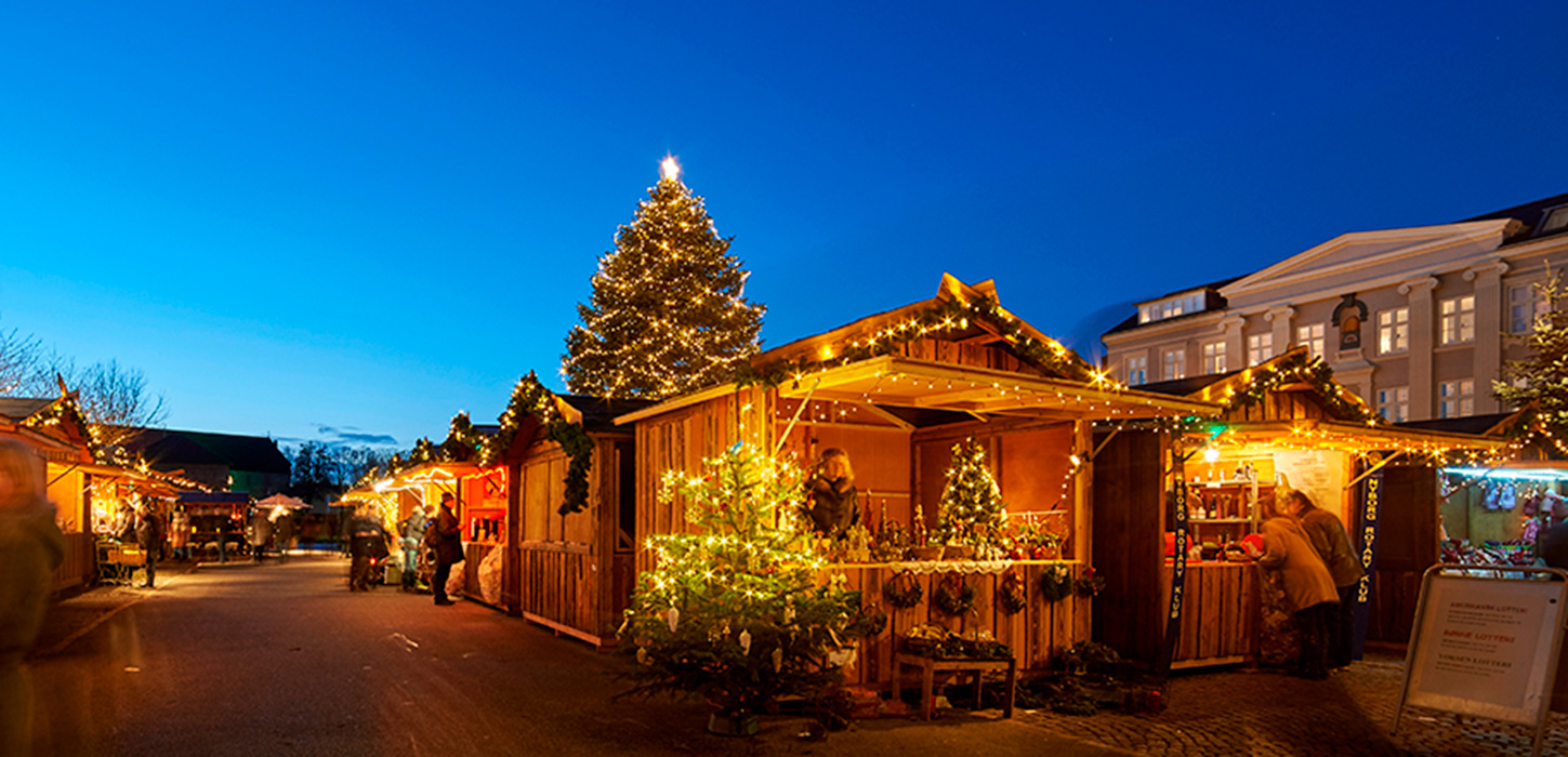 Nyborg Fyn Danmark Jul i den gamle Kongeby