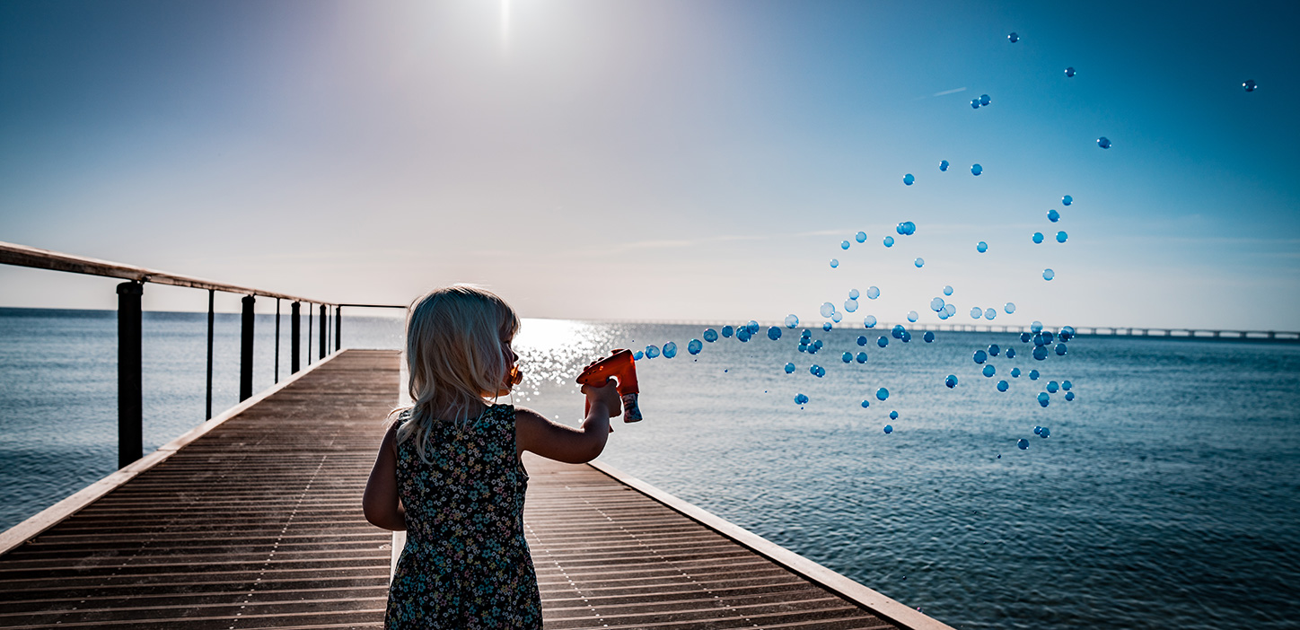 Nyborg Fyn Danmark Sommer Strand Badebro
