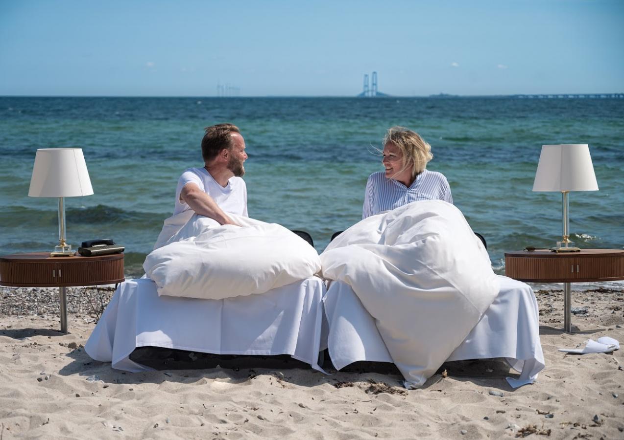 Overnat direkte i vandkanten