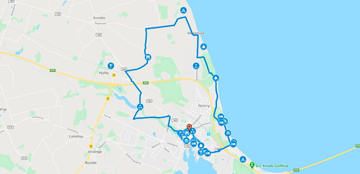 Cykelrute Regstrup og Hjulby Sø