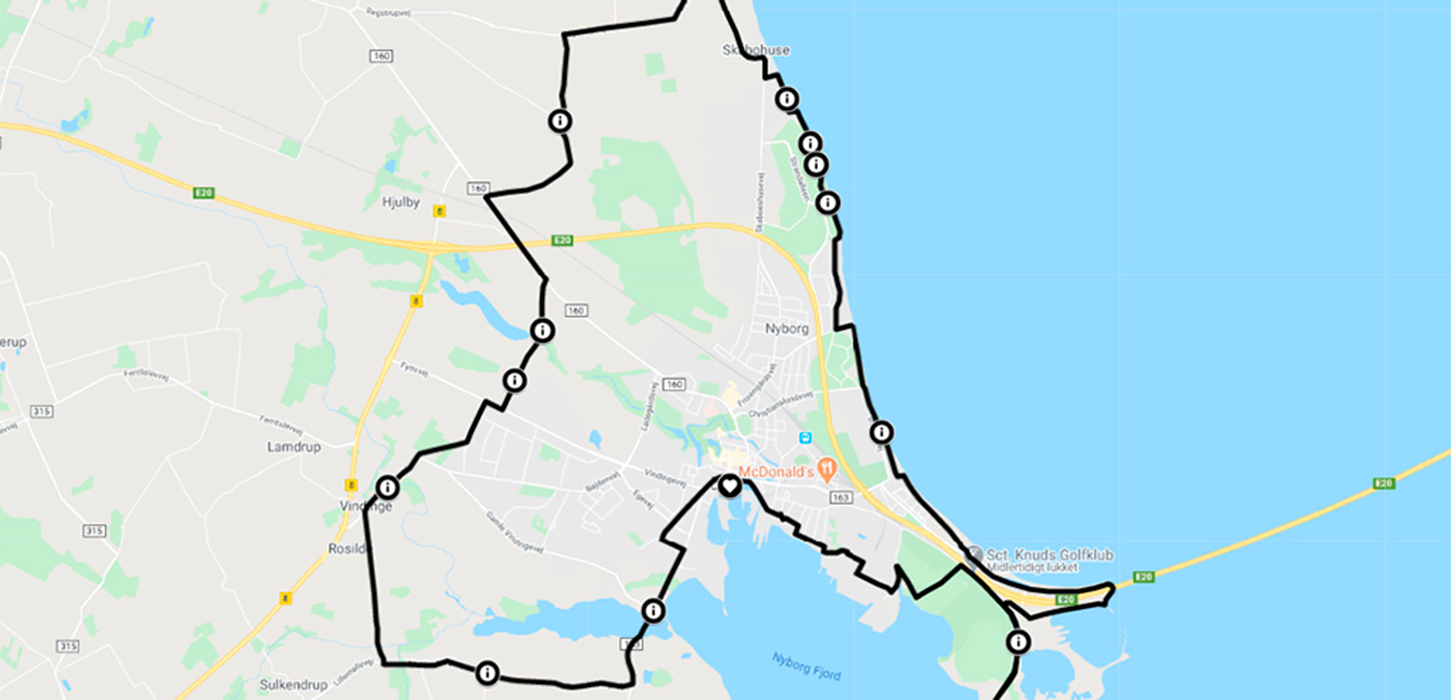 Sort Kløversti Nyborg