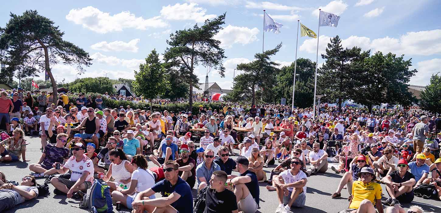 Gespannte Atmosphäre an einem der acht Erlebnisorte