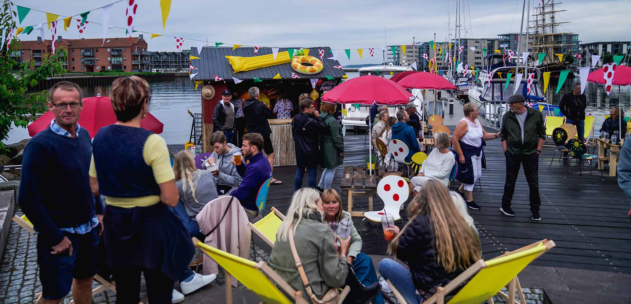 Stemningsbillede fra Havnen i Nyborg