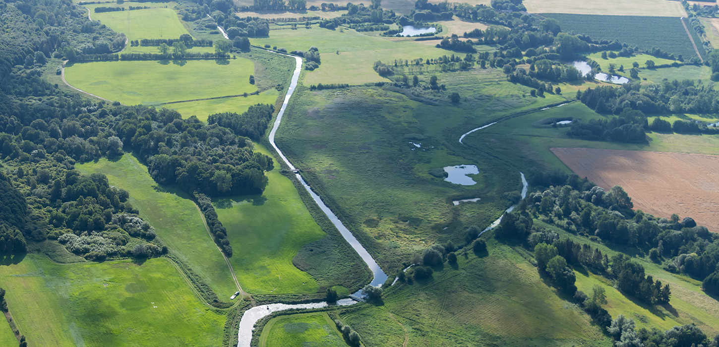 Kanalen fra Kullerup sluse ind mod Nyborg