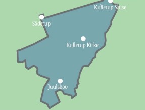 Kort over Kullerup Sogn