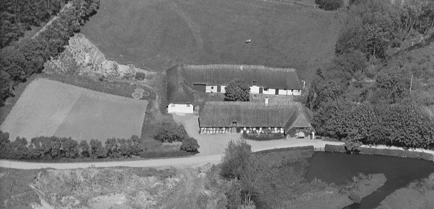 Luftfoto af Lillemølle 