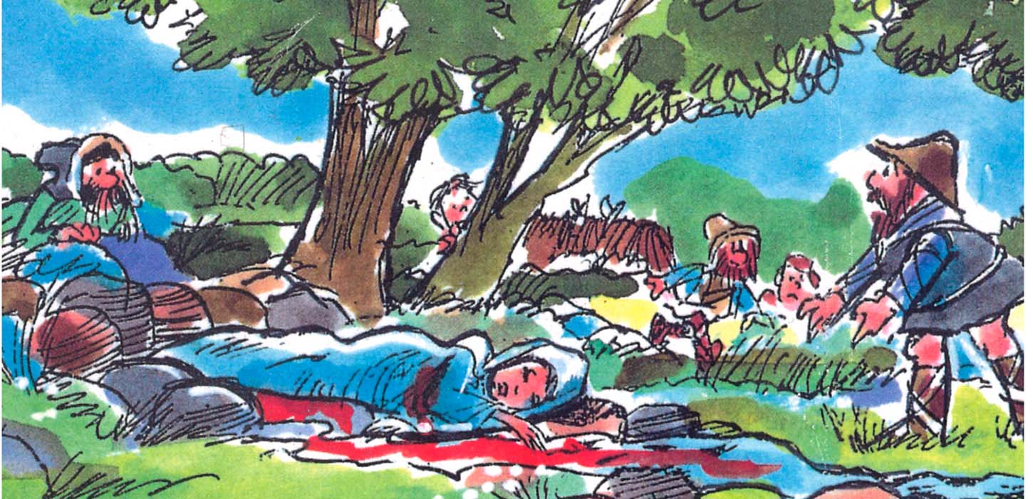 Sagn om Regisse Kilde hvor blodet flød