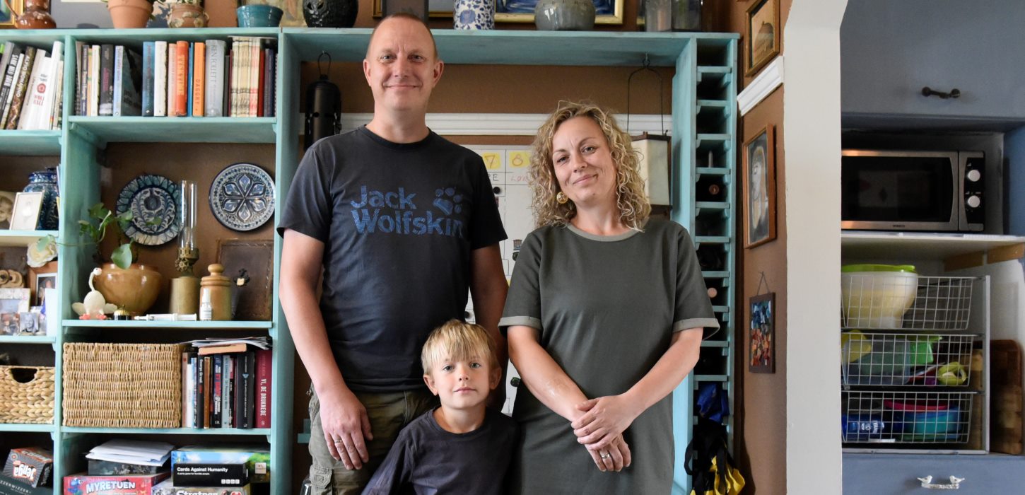 Kongefamilien til Danehof i Nyborg i civilt tøj