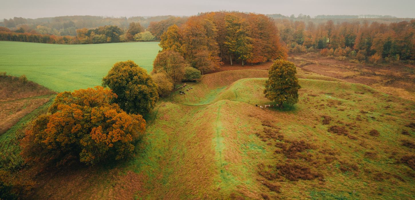 Magelund Voldsted i flotte efterårsfarver
