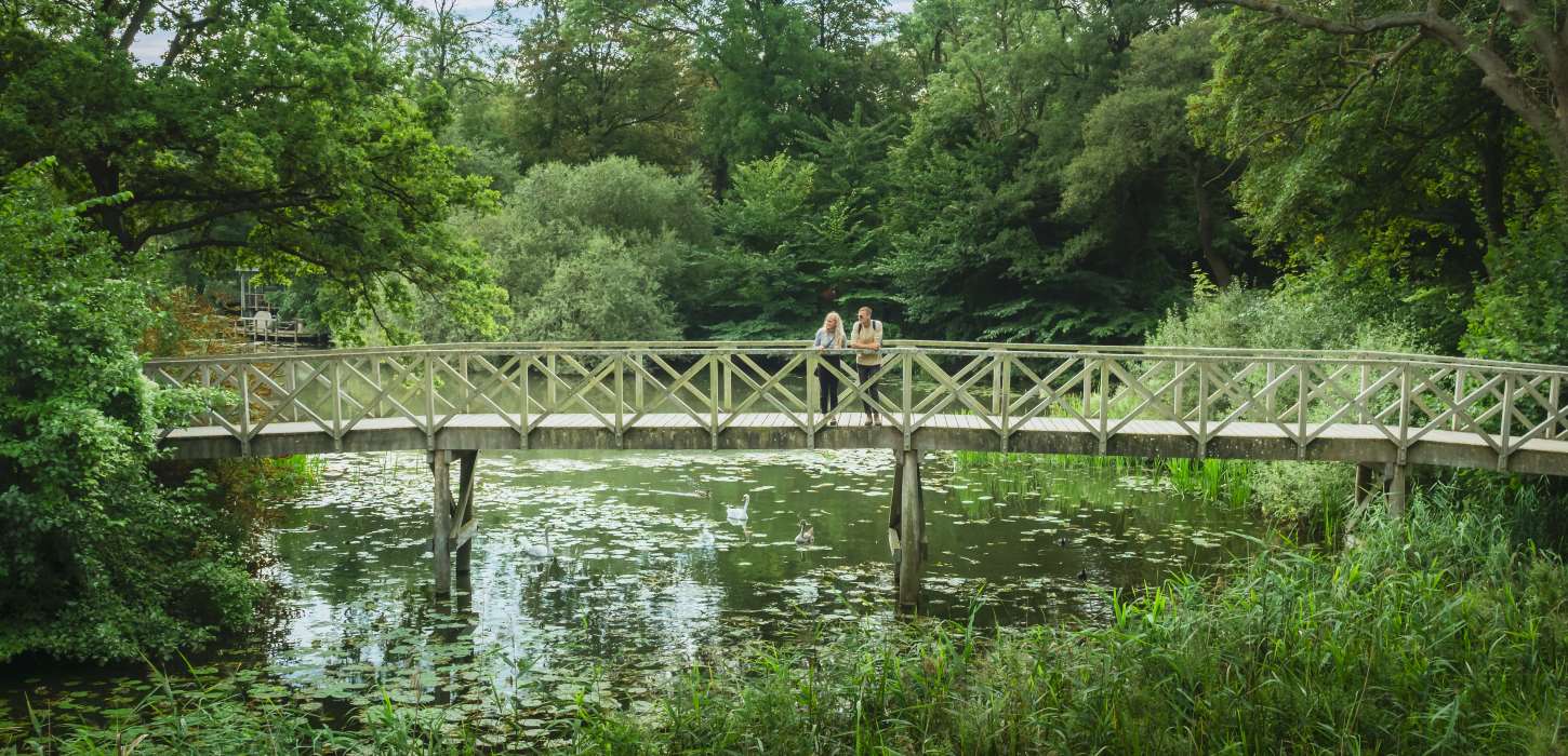 Naturbroen på Nyborg Vold tæt på Vandtårnet