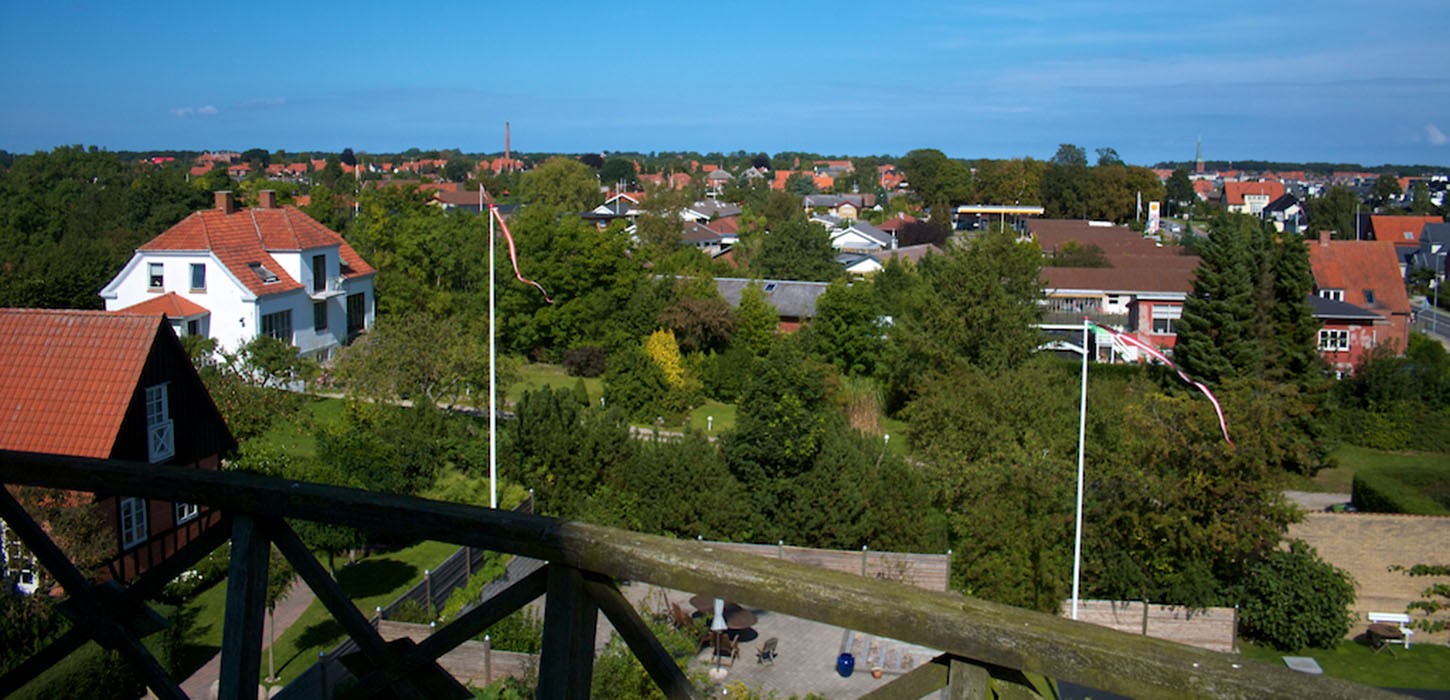 Udsigten fra Dyrehave Mølle i Nyborg