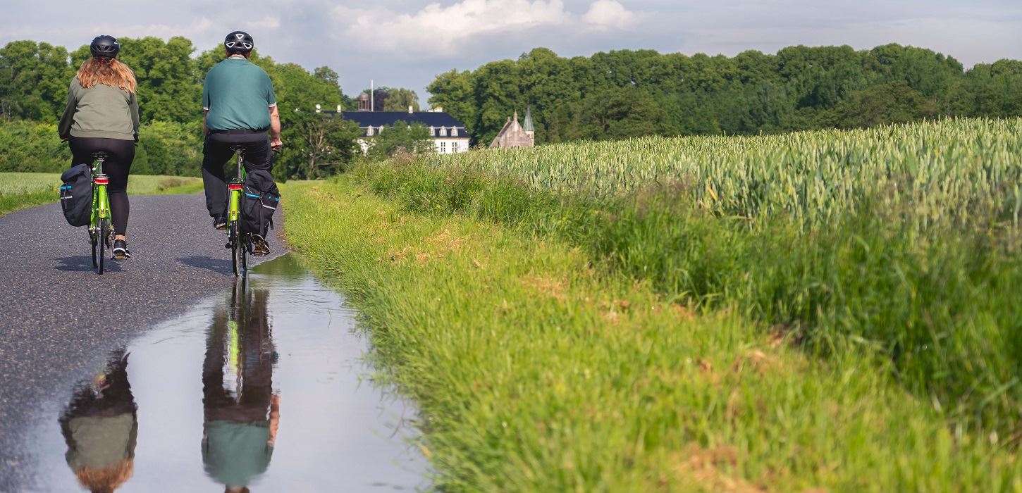 Mette og Henrik på tur til Glorup Gods på Herregårdsruten