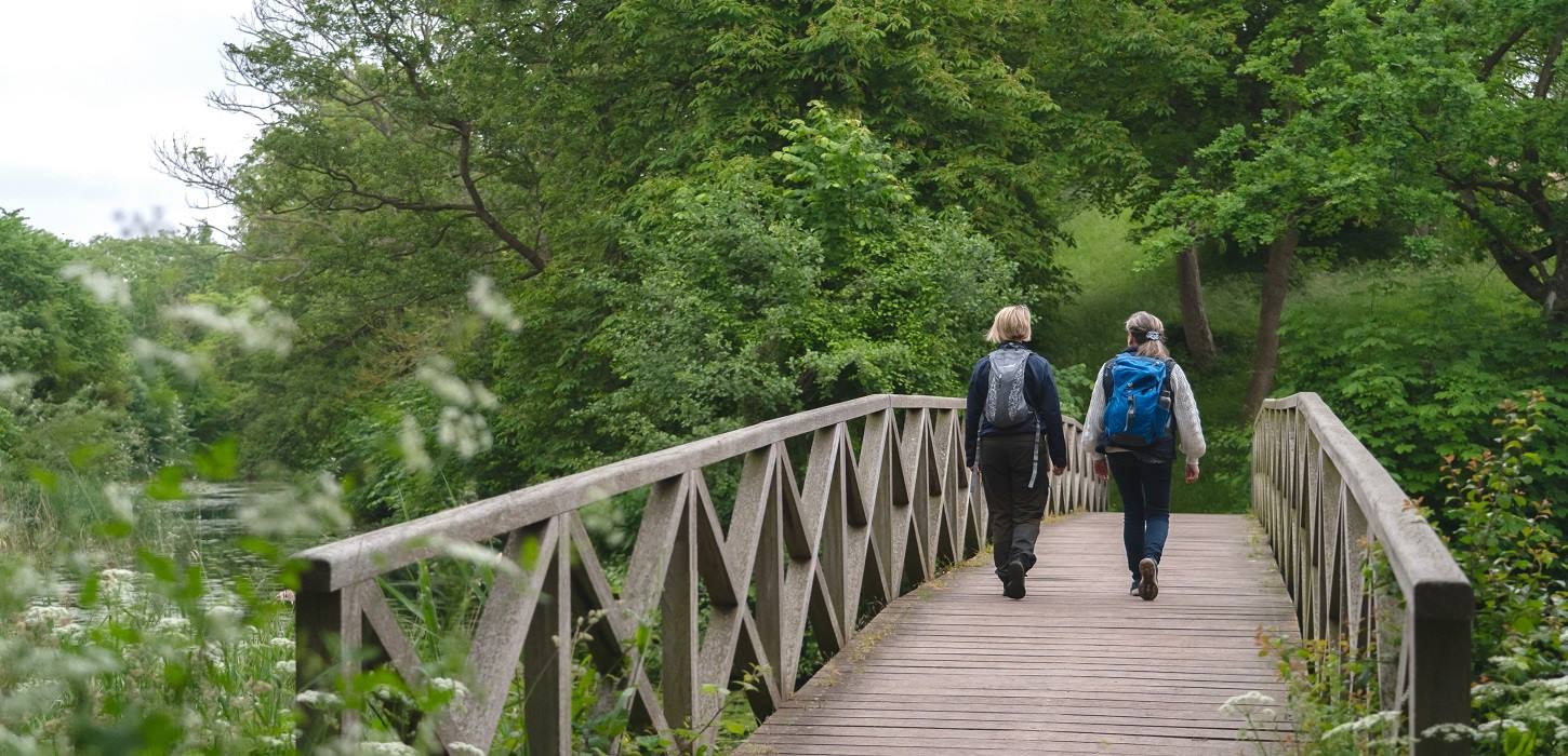 Vandring ved Naturbroen Nyborg Vold