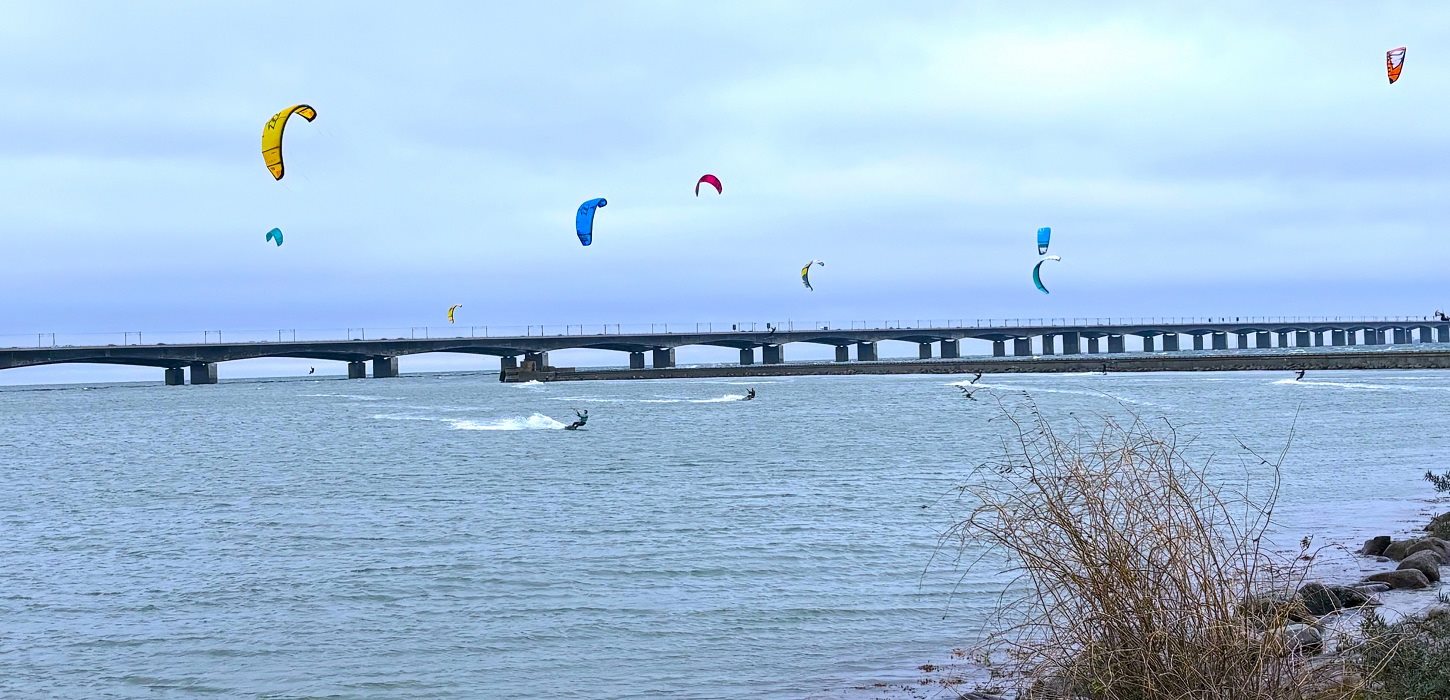 Kitesurfing i Storebælt